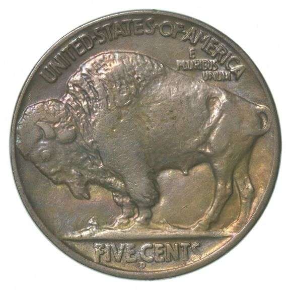 1927-D Indian Head Buffalo Nickel - Fantastic Color