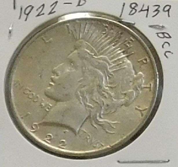 1922-D Peace Dollar, circ