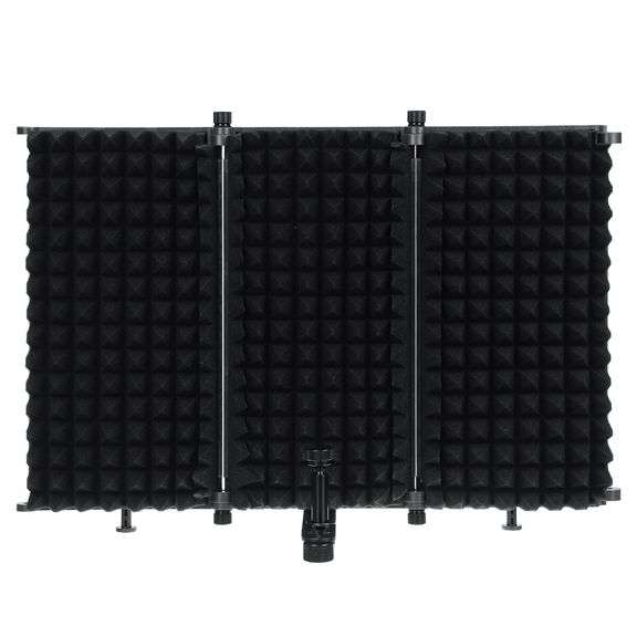 Foldable Microphone Acoustic Isolation Shield Studio
