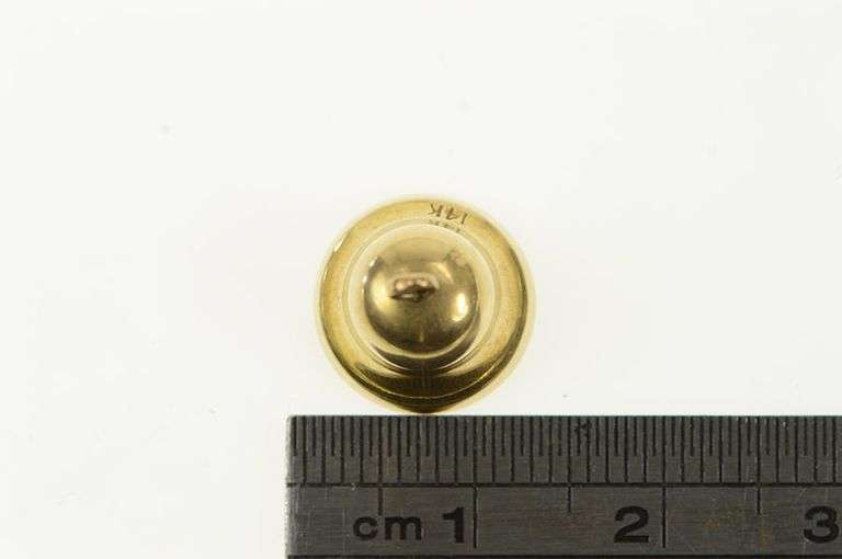 14K Yellow Gold 3D Articulated Vintage Wedding Bell Charm/Pendant