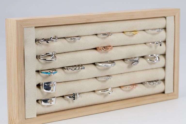 .925 Sterling Silver Curated 20 Ring Lot Various Sizes & Styles