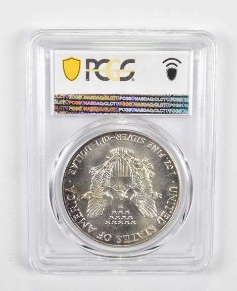 MS67 1988 American Silver Eagle - PCGS Insane Tone!
