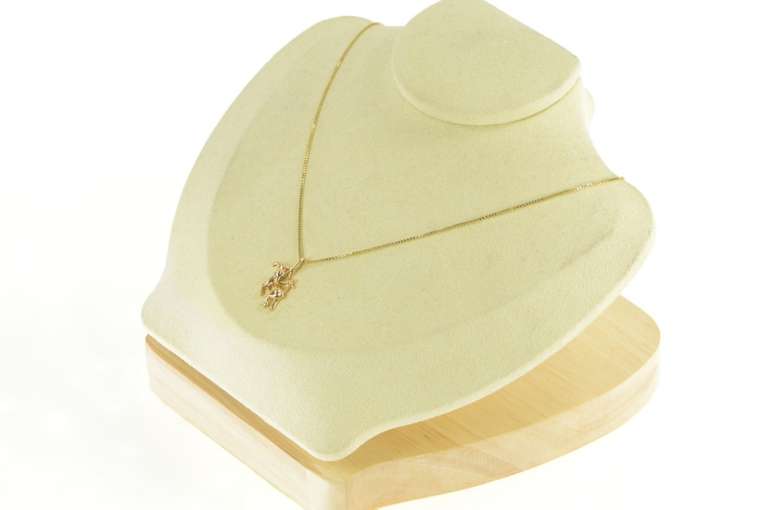 14K Yellow Gold Ram Aries Zodiac Sign Star Symbol Charm/Pendant