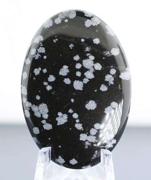 Beautiful 51.04ct untreated Snowflake Obsidian