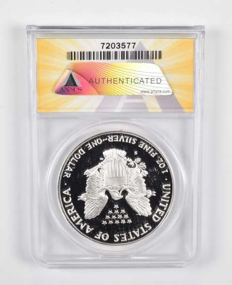 PF70 DCAM 1991-S American Silver Eagle - Graded ANACS