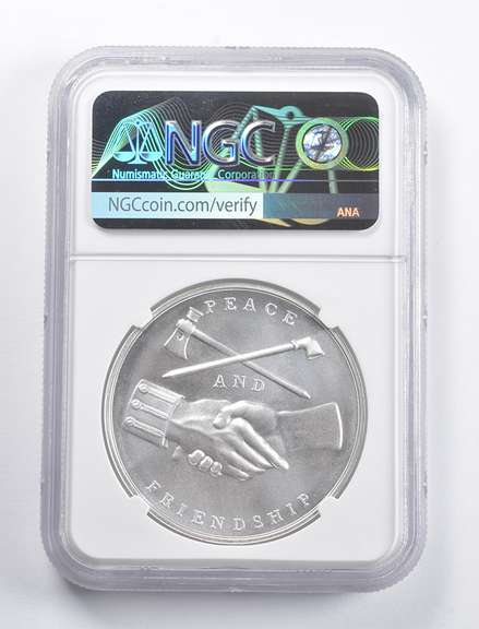 MS70 (2018) George Washington 1oz Silver Medal US Presid. FDOI ANA NGC