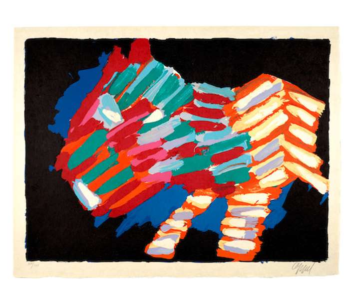 Karel Appel- Cat in the Night