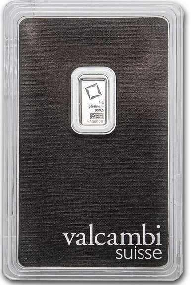1 Gram Platinum Bar