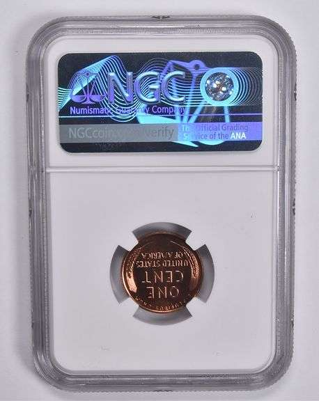 PF65 RD 1951 Lincoln Wheat Cent NGC