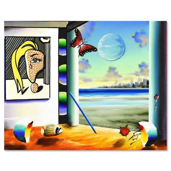 Floating Crying Girl by Ferjo Original