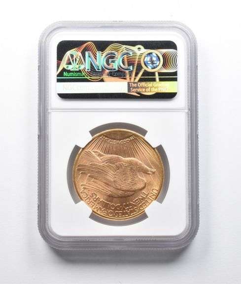 MS64 1910-D $20 Saint-Gaudens Gold Double Eagle NGC