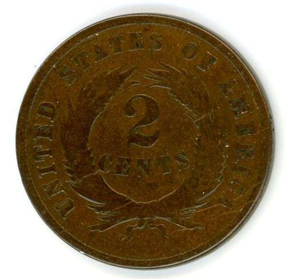 1871 Two Cent Piece