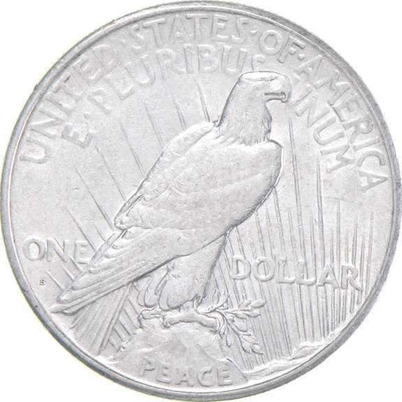 1925-S Peace Silver Dollar