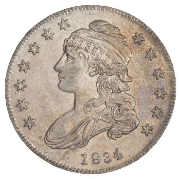1834 Capped Bust Half Dollar - Small Date - Small Letters