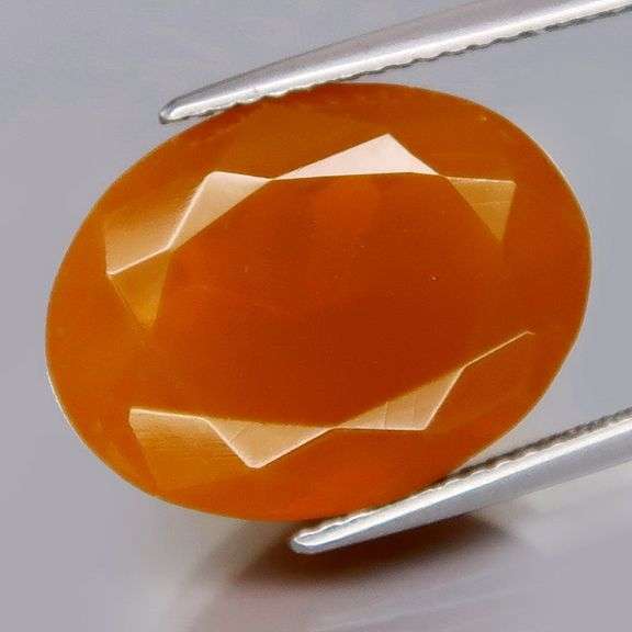 Phenomenal 7.12ct blood orange Fire Opal