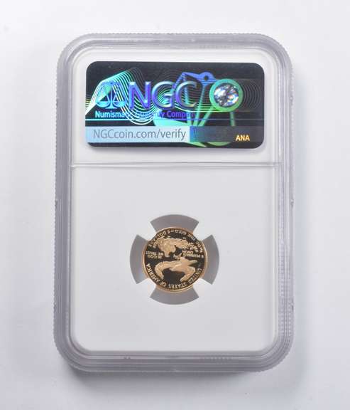 PF70 UCAM 2005-W $5 American Gold Eagle 1/10 Oz Gold NGC