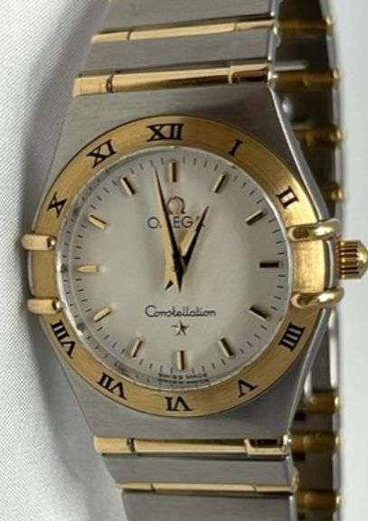 OMEGA LADY 26MM SS/YG CONSTELLATION  5.5IN BRACELET