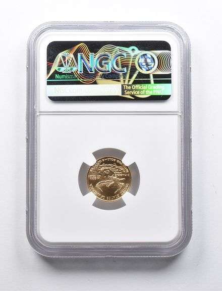 MS70 1986 $5 American Gold Eagle 1/10 Oz Gold NGC