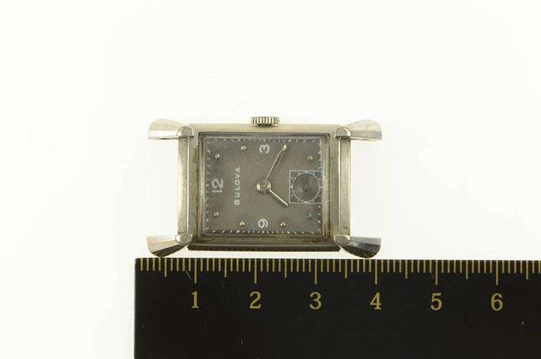 Bulova Art Deco 21 Jewel CAL.7AK Squared Mechanical Watch Men's Watch