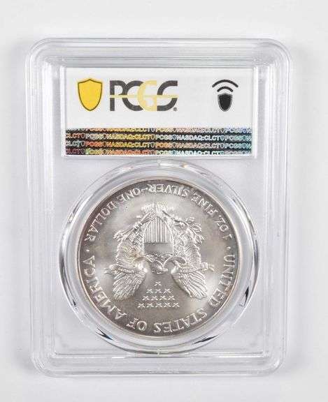 MS67 2002 American Silver Eagle - PCGS Beautiful Tone!