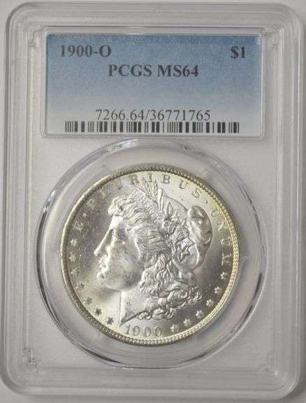 1900 O U.S Silver Morgan Dollar PCGS MS 64
