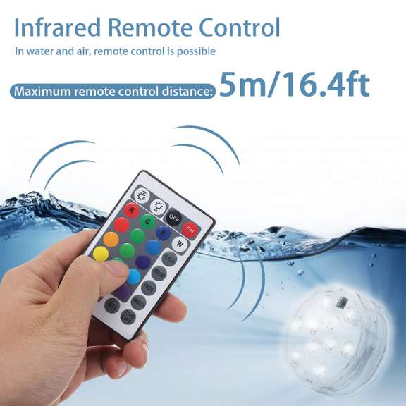 Submersible LED Lights Waterproof Pool Aquarium Lights