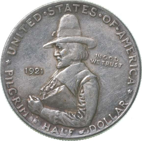 1921 Pilgrim Bicentenary Commemorative Half Dollar