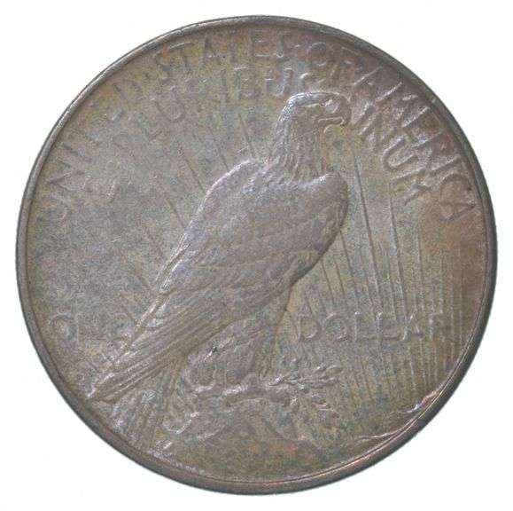 1923-D Peace Silver Dollar - Amazing Color