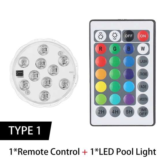 Submersible LED Lights Waterproof Pool Aquarium Lights