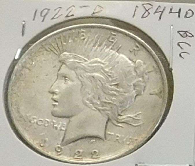 1922-D Peace Dollar, circ