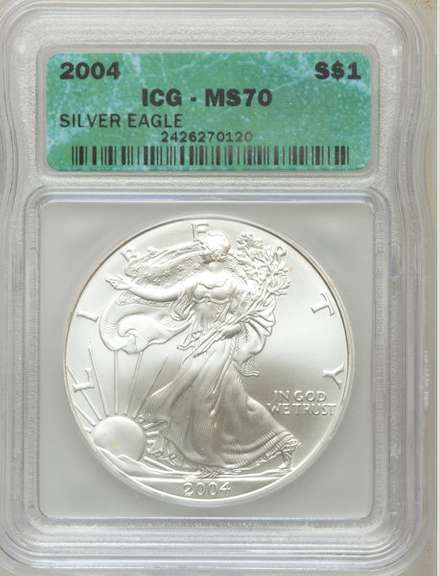 MS70 1oz. American Silver Eagle