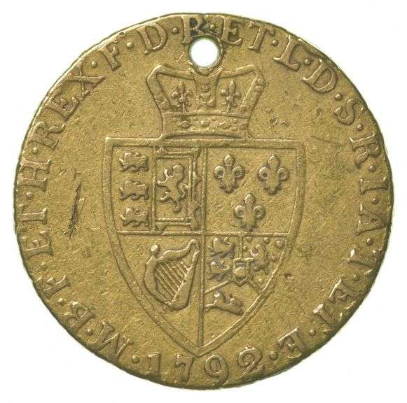 1792 United Kingdom 1 Guinea .2461 AGW Gold