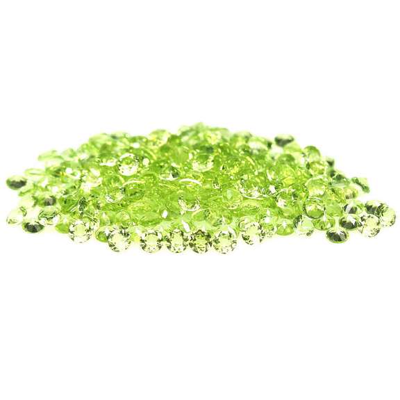Diamond cut! Unheated! 12.04ct Peridot set