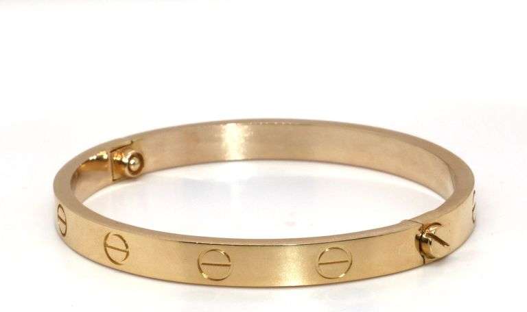 High-Fashion 18kt Yellow Gold Bracelet Bangle
