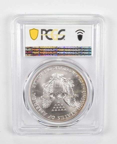 MS68 1999 American Silver Eagle - PCGS Insane Tone!