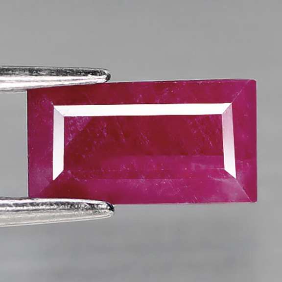 Rich 1.01ct HEATED ONLY violet red Ruby