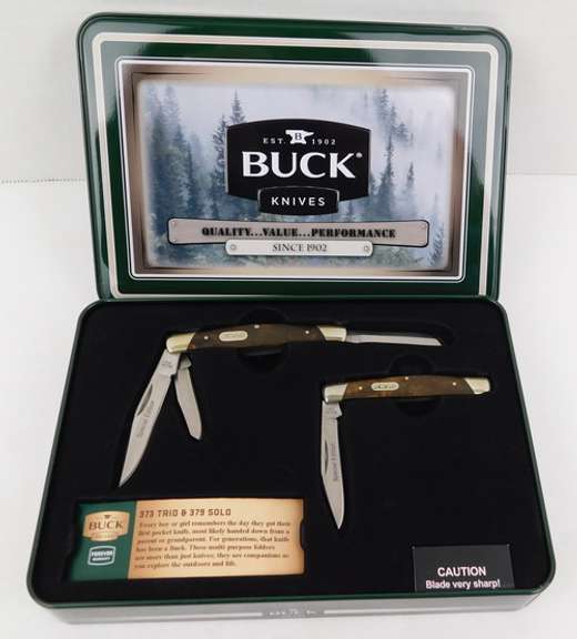 Buck Knives Special Edition 2 Knife Set in Case