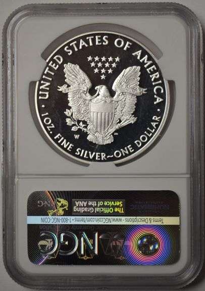 2016 W American Silver Eagle PF 70 Ultra Cameo Elizabeth Jones Signed 30th Anniversary