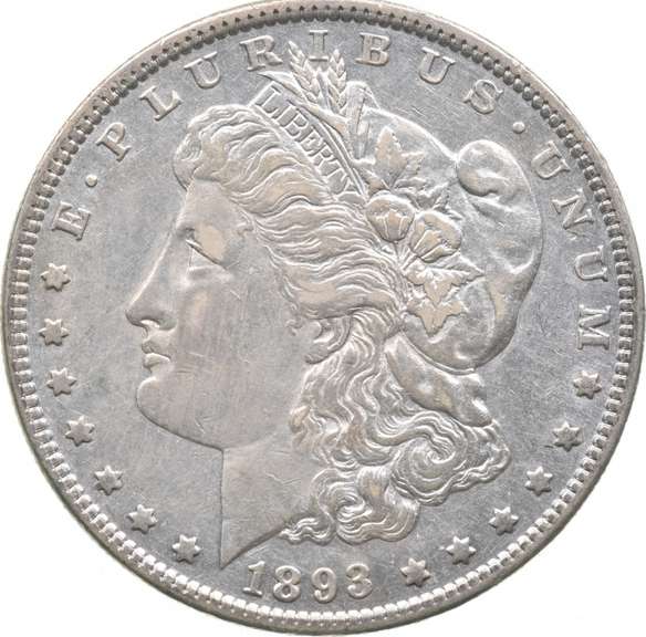 1893 Morgan Silver Dollar