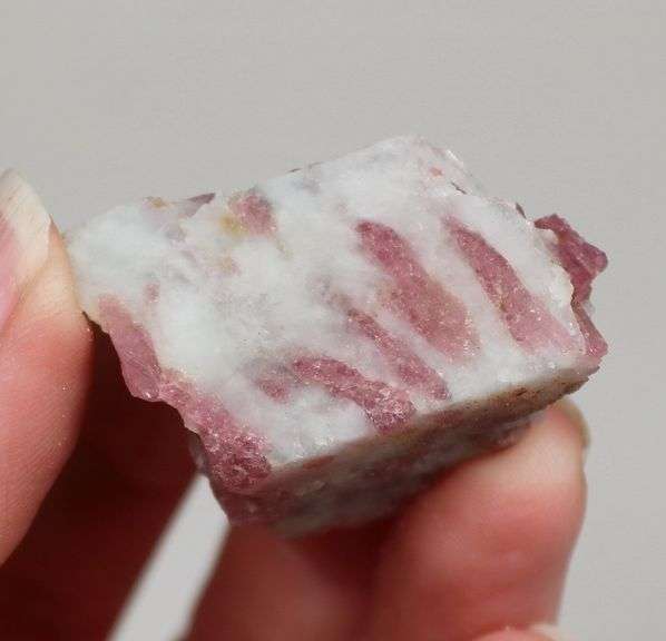 Impressive 128ct untreated pink Tourmaline in matrix