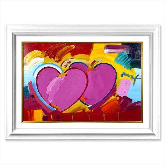 Two Hearts by Peter Max