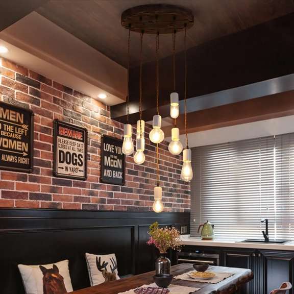E27 Modern Pendant Light Ceiling Lamp Chandelier Bar