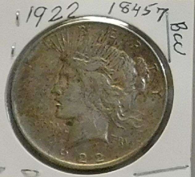 1922 Peace Dollar, circ