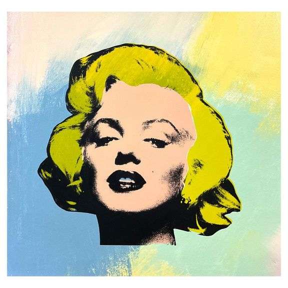 Marilyn by Steve Kaufman (1960-2010)