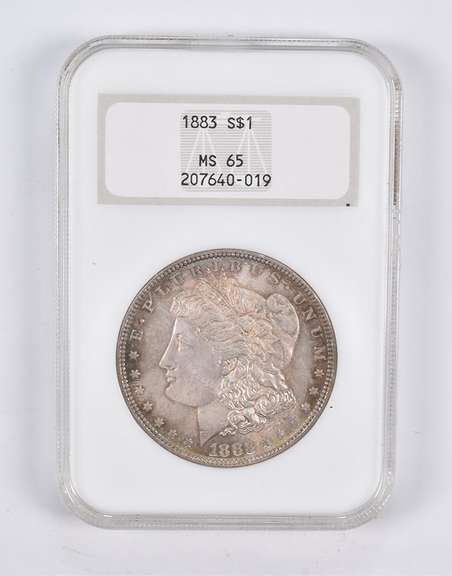 MS65 1883 Morgan Silver Dollar NGC