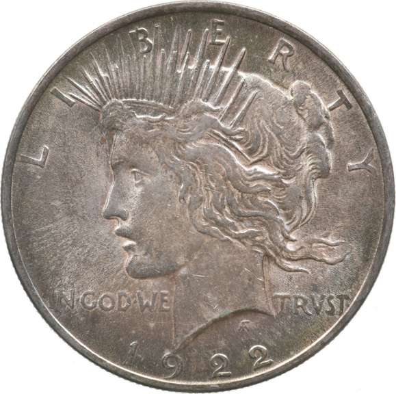 1922 Peace Silver Dollar - Nice Original Tone