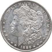 1886 Morgan Silver Dollar