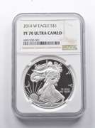 PF70 UCAM 2014-W American Silver Eagle NGC