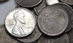 100 WW11 Steel Cents
