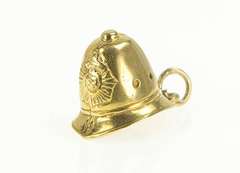 9K Yellow Gold 3D Bahamian Policemans Helmet Bahamas Charm/Pendant